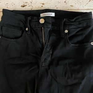 Good American Good Legs black jeans size 0/25